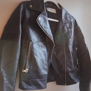 Lizard Thicket Black Leather Jacket